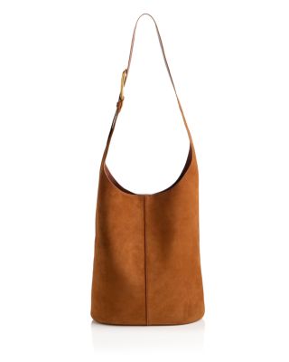 Loop Large Suede Shoulder Bag