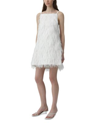 Kalla Fringe Jacquard Mini Dress
