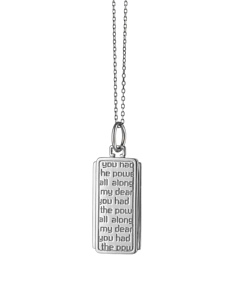 Monica Rich Kosann Sterling Silver Power Dorothy Necklace, 17 · OS