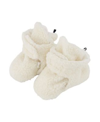 Unisex Fleece Cotton Lined Elastic Cuff Slippers - Baby