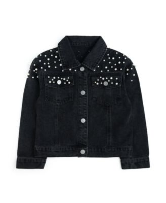 Girls' Pearl Denim Jacket - Little Kid, Big Kid