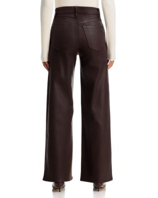 Le Slim Palazzo Jeans in Truffle Coated - thumbnail 3