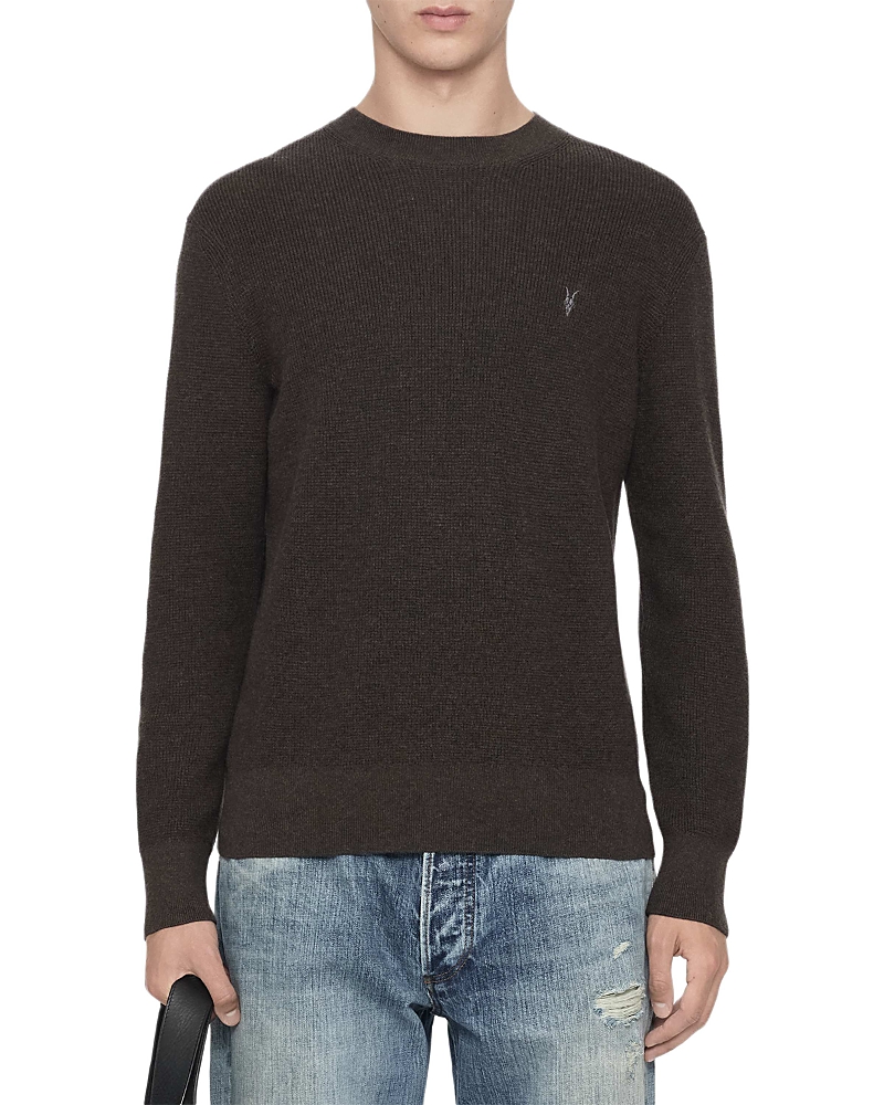 Allsaints Waffle Crewneck Sweater