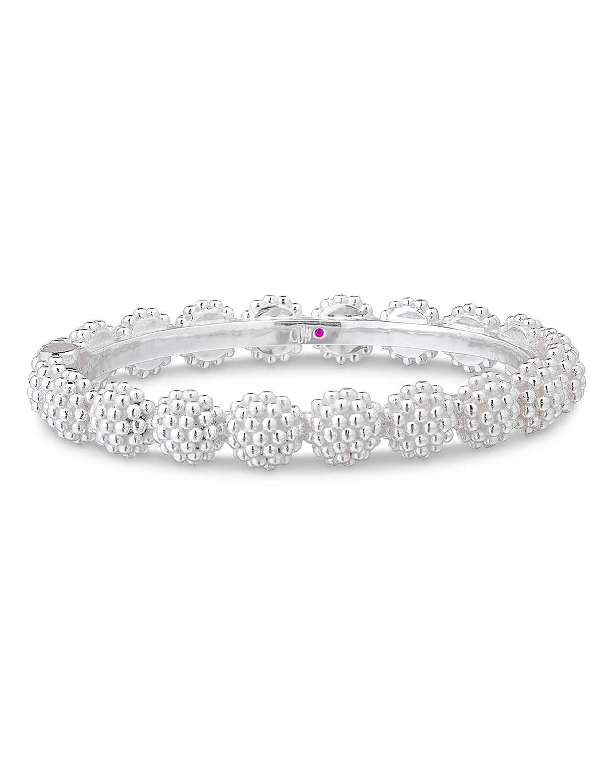 Capucine De Wulf Berry Eternity Hinged Bangle Bracelet
