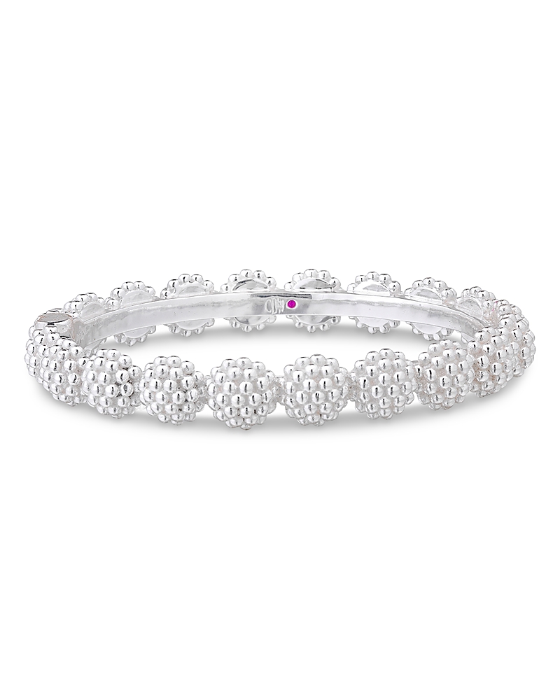 Capucine De Wulf Berry Eternity Hinged Bangle Bracelet