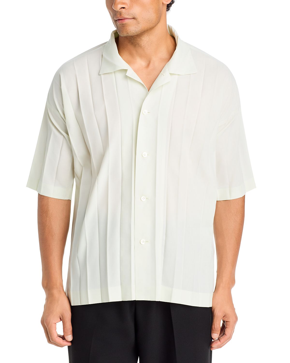 Homme PLISSE Issey Miyake Edge Short Sleeve Shirt