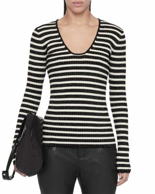 Allsaints Kay Wool Blend Knit Top