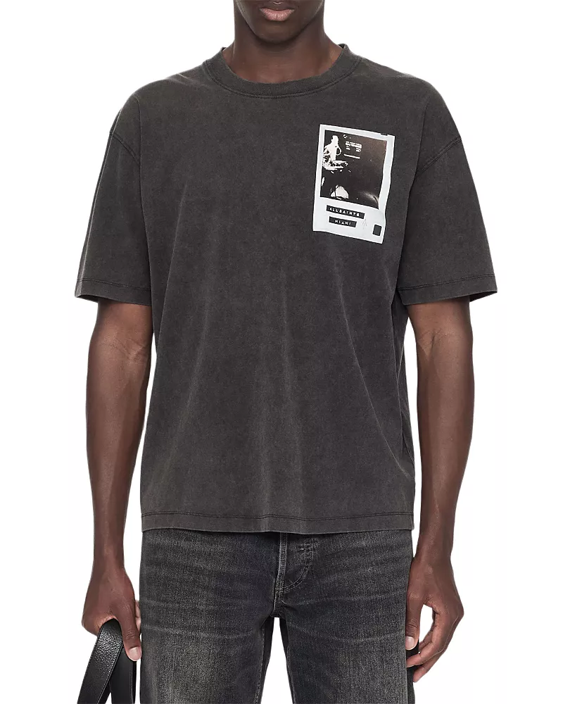 Allsaints Miami City Short Sleeve Crewneck Tee