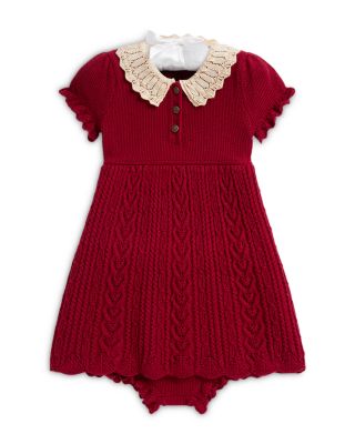 Girls' Pointelle Cotton Blend Dress & Bloomer Set - Baby