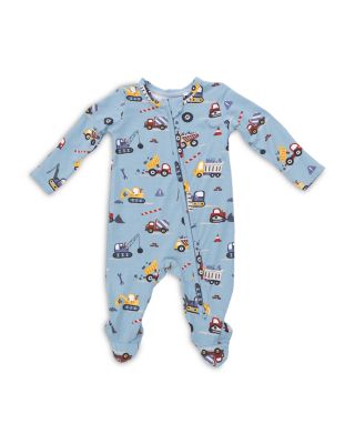 Boys' Crayon Construction 2 Way Zipper Footie - Baby