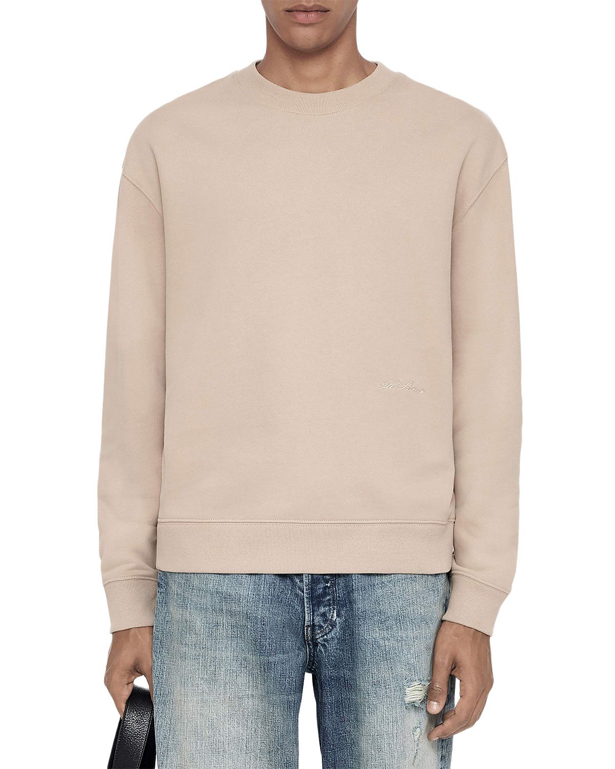 Allsaints River Cotton Long Sleeve Crew
