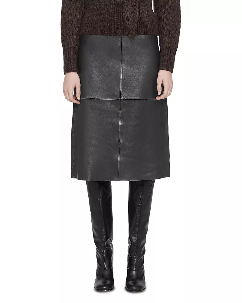Allsaints Olivia Leather Skirt