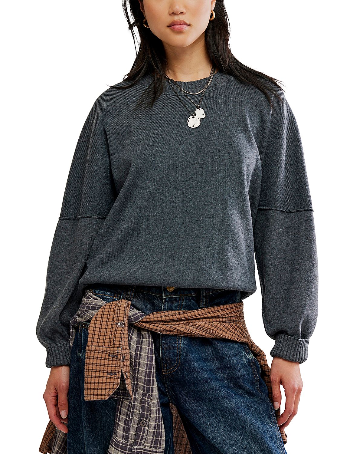 Free People Alma Long Sleeve Sweater