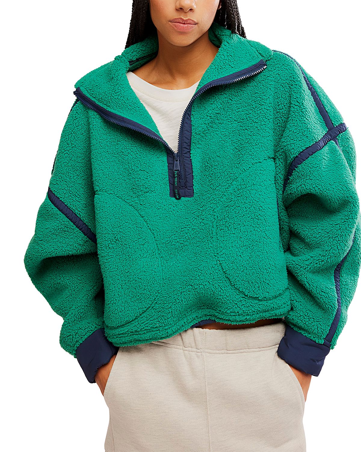 Free People Mountain High Half Zip Pullover