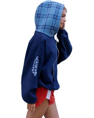 Plaid Hood Final Call Sweatshirt - thumbnail 4