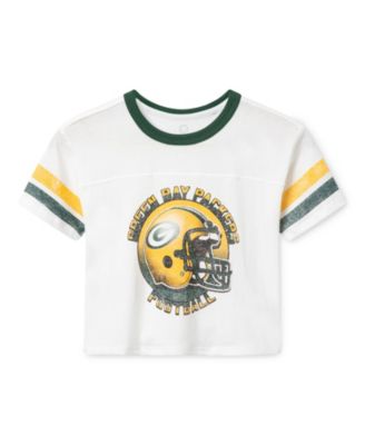 Unisex NFL Green Bay Packers Striped Ringer Tee - Little Kid, Big Kid