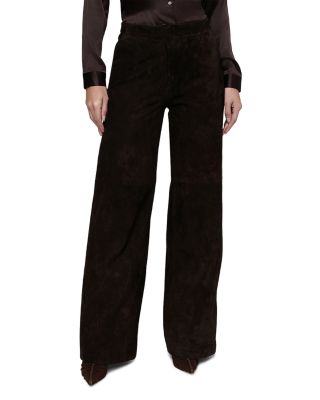 Livvy Suede Straight Pants