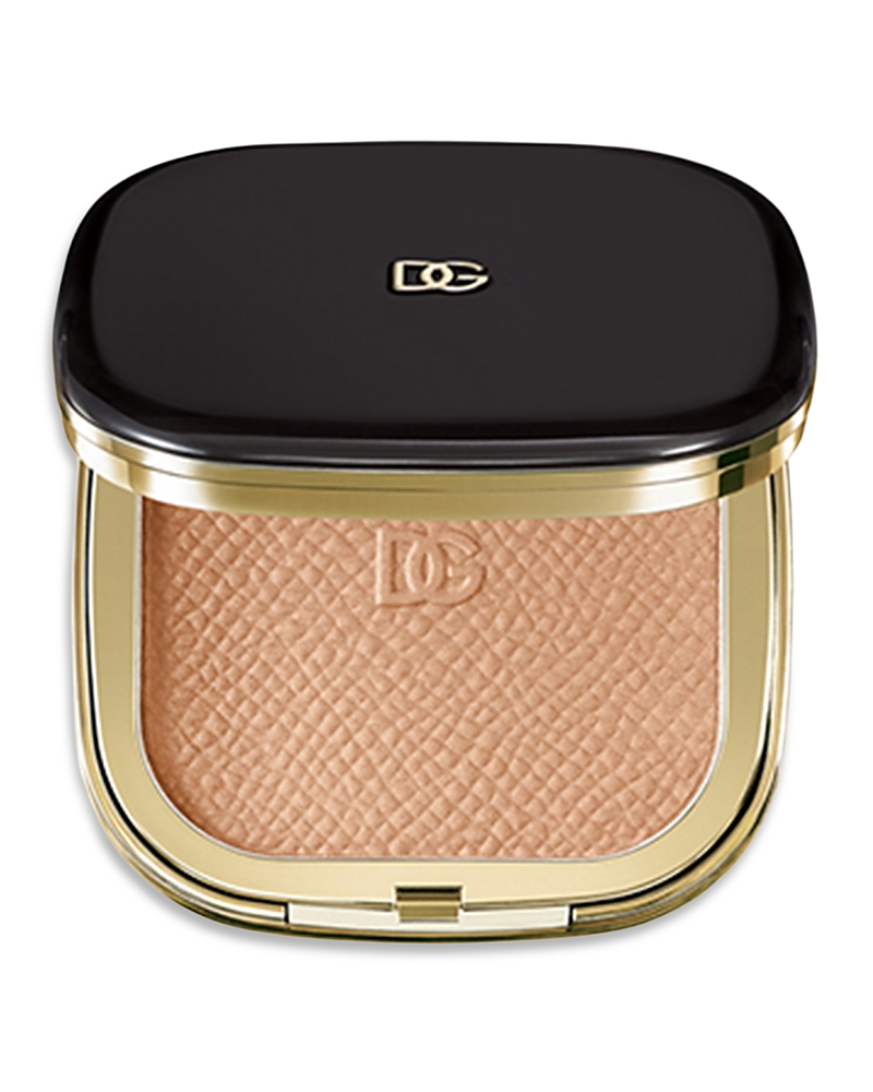 Dolce & Gabbana Face & Eyes Match Lasting Bronzer & Eyeshadow Powder In Light - Neutral Toned Beige