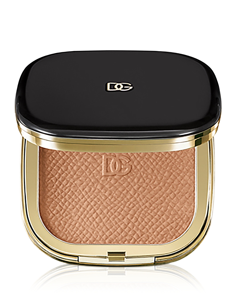 Dolce & Gabbana Face & Eyes Match Lasting Bronzer & Eyeshadow Powder In Light Medium - Warm Neutral-toned Dark B