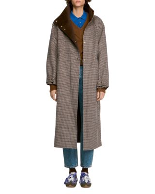 Spencer Wool Blend Check Coat - thumbnail 4
