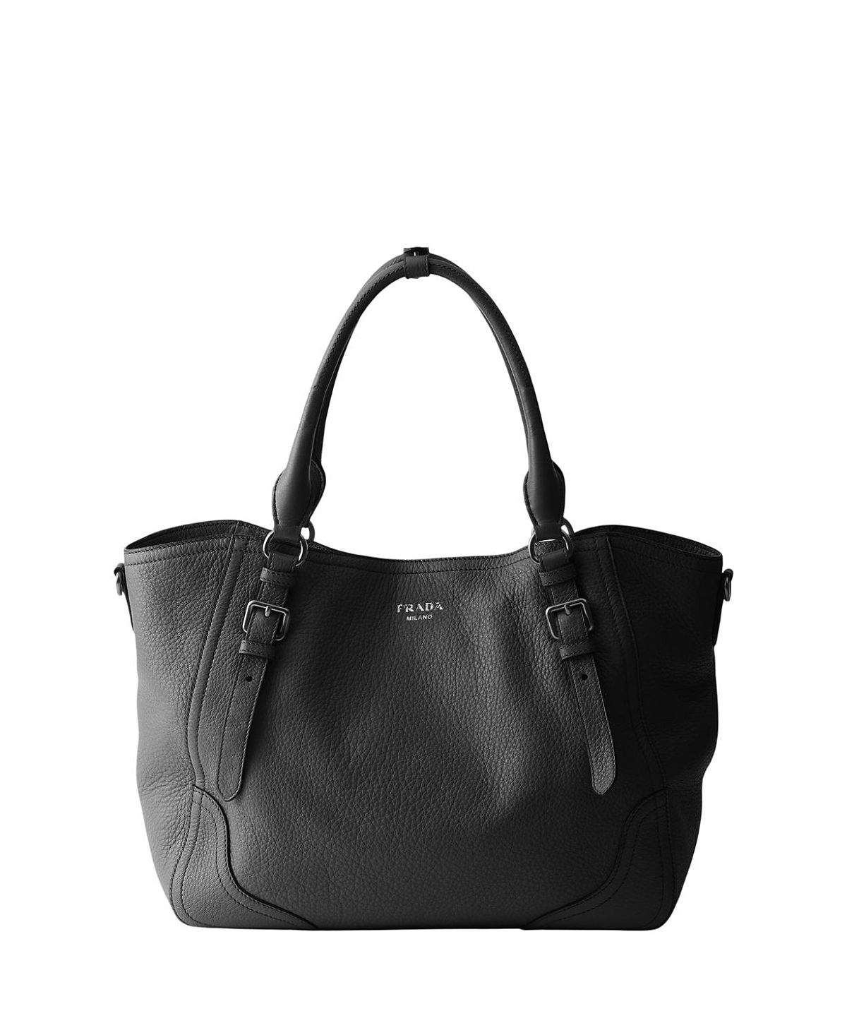 Prada Large Leather Tote Bag
