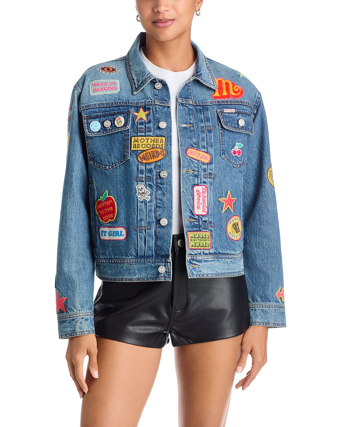 Mother The Duo Cotton Logo Jacket