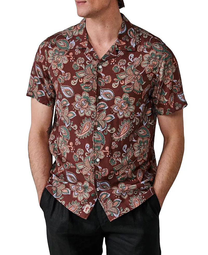 Aubin Belmont Printed Shirt