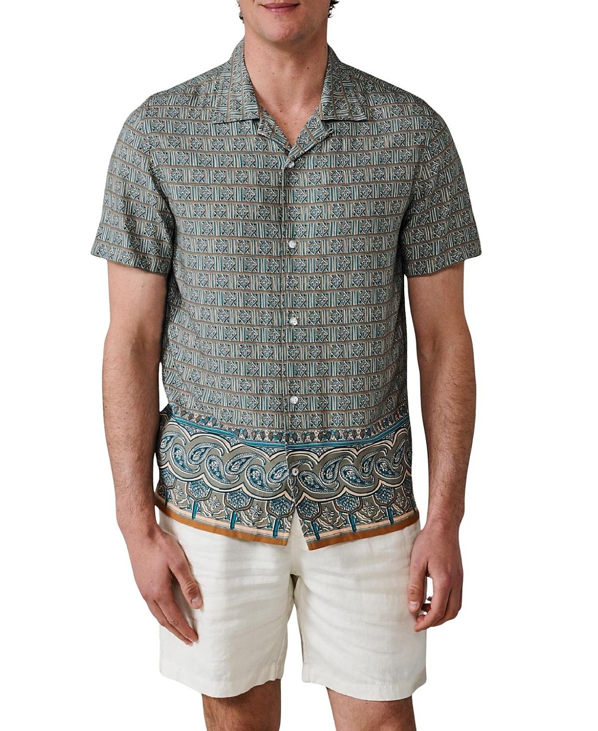 Aubin Belmont Printed Shirt