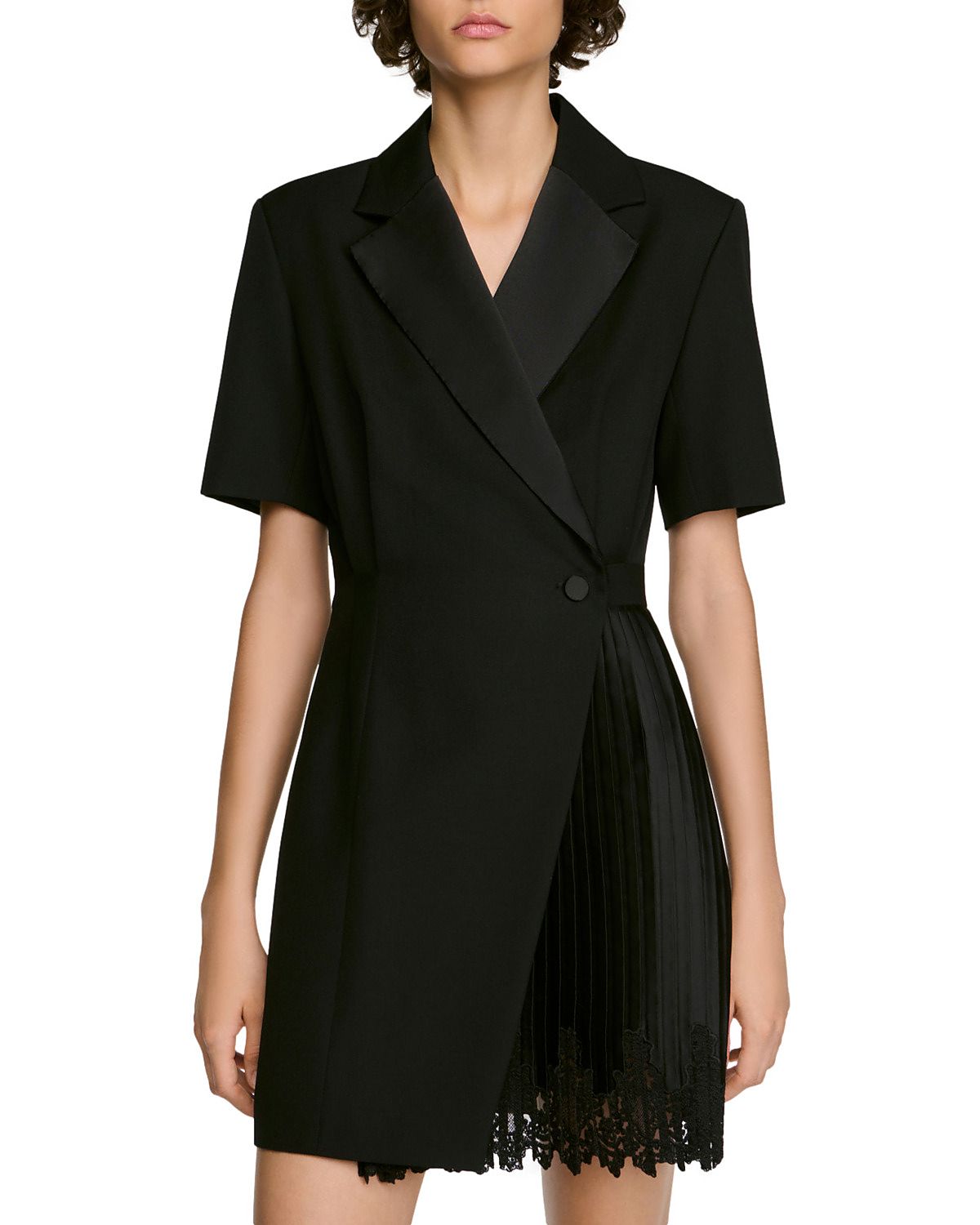 Sandro Baccarat Tailored Wrap Dress