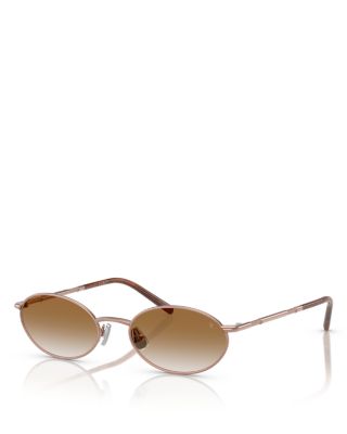 Brunello Cucinelli Timeless Reflections Oval Sunglasses, 51mm