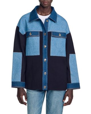 Celia Denim Mix Oversized Jacket