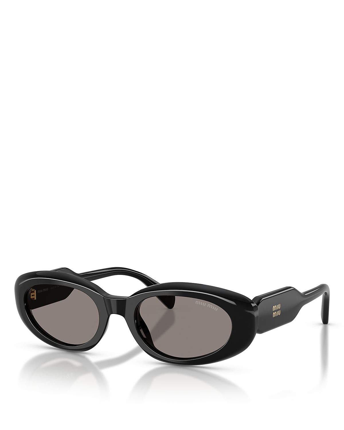 Miu Miu Oval Sunglasses, 53mm
