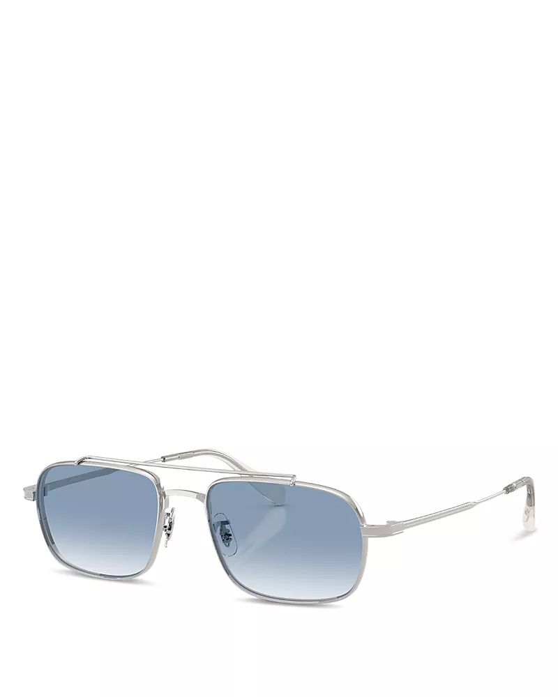 Oliver Peoples Caylor Rectangular Sunglasses, 52mm