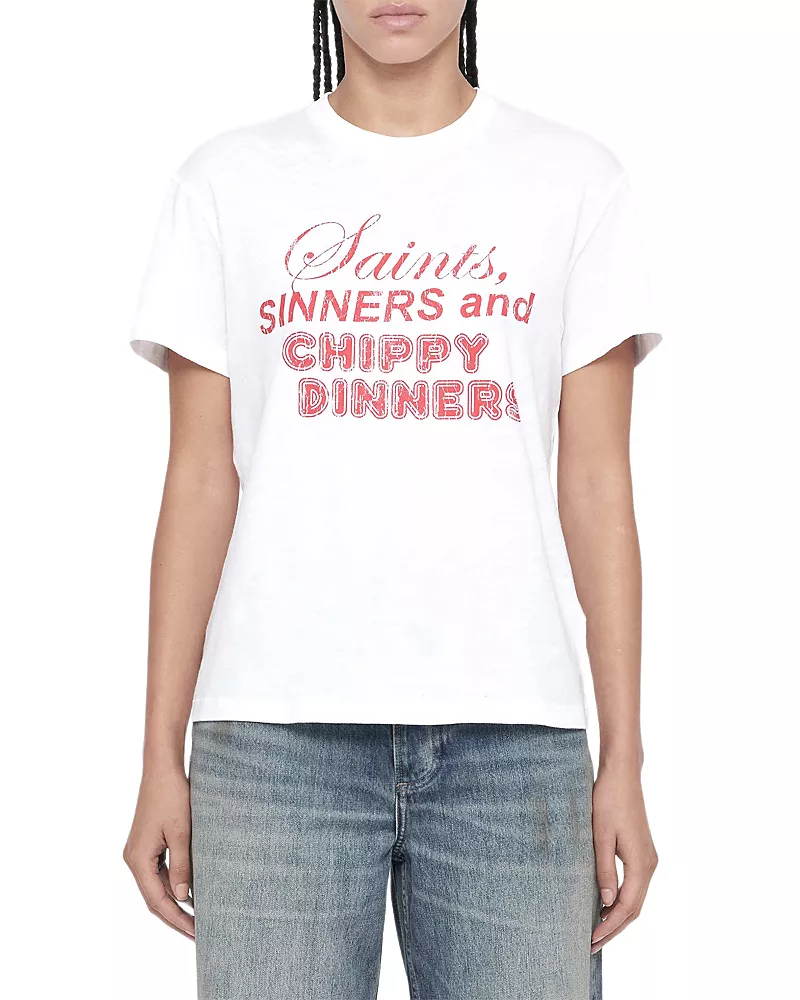 Allsaints Chippy Addi Cotton Crewneck Tee