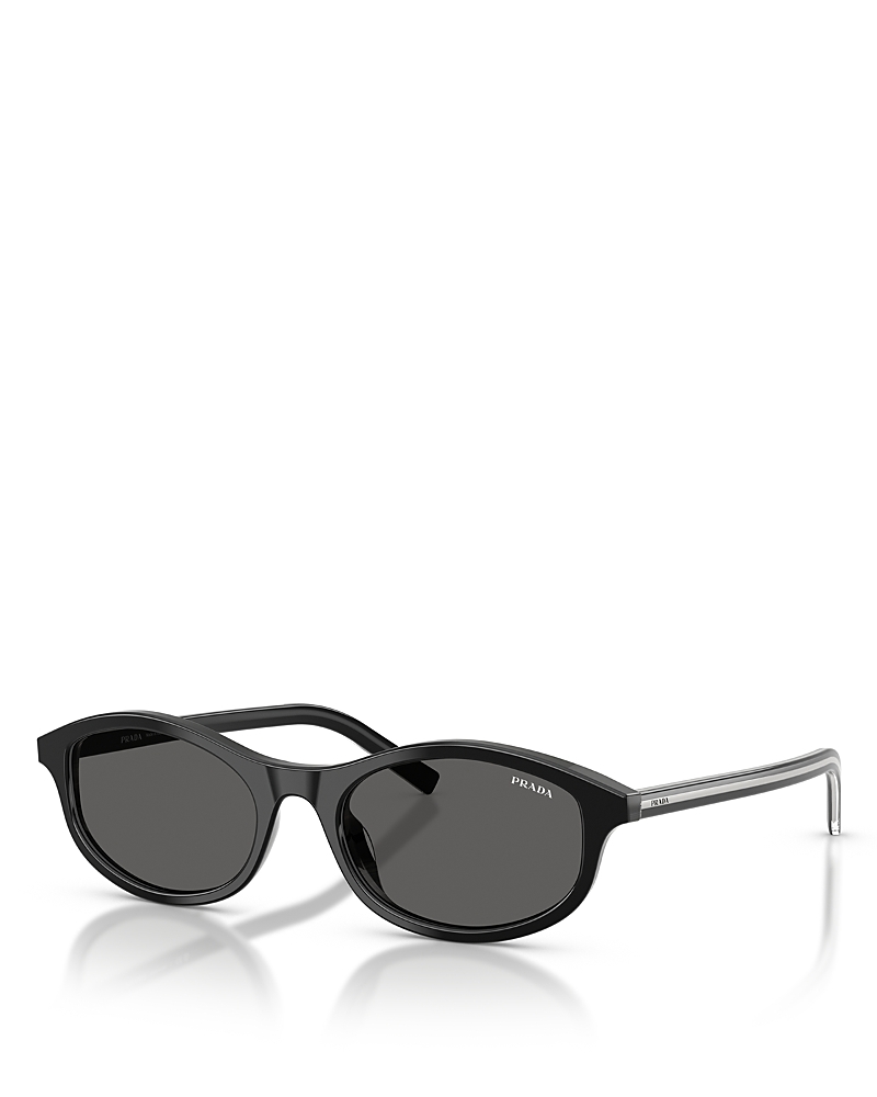 Prada Oval Sunglasses, 52mm