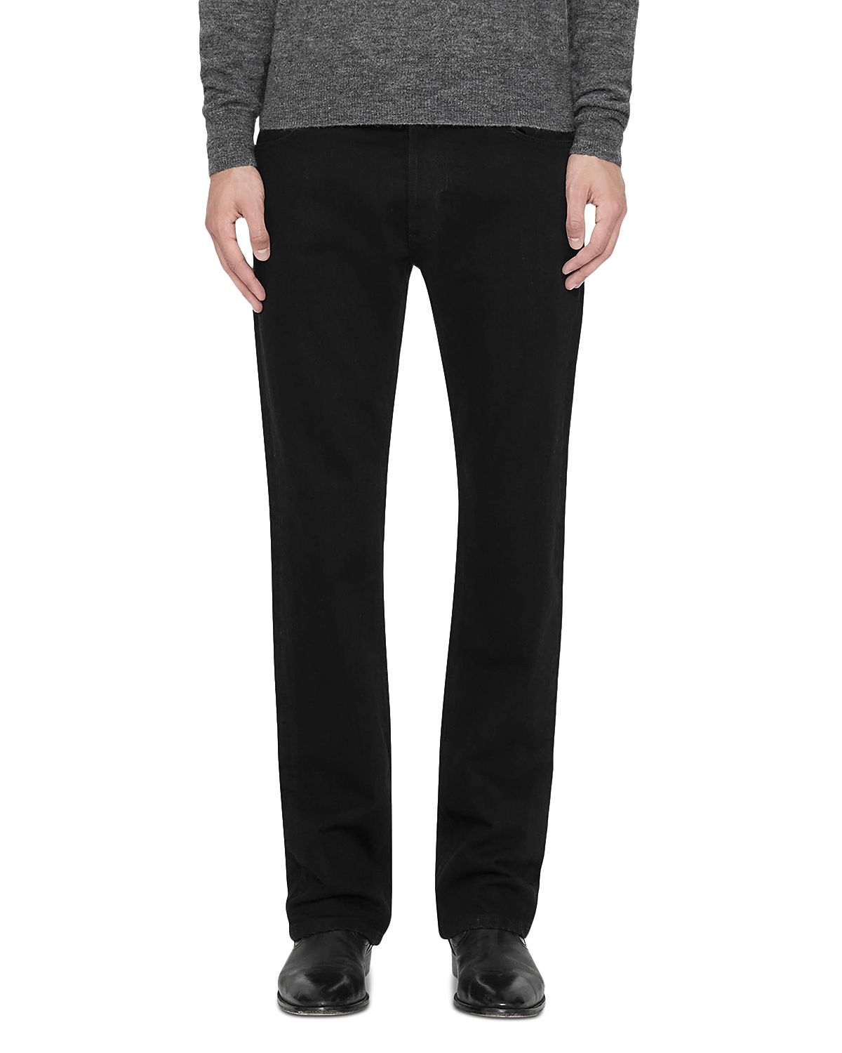 Allsaints Cotton Blend Regular Bootcut Fit Jeans