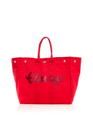 Chi Perfect Weekend Hand Painted Cotton Tote - Exclusive