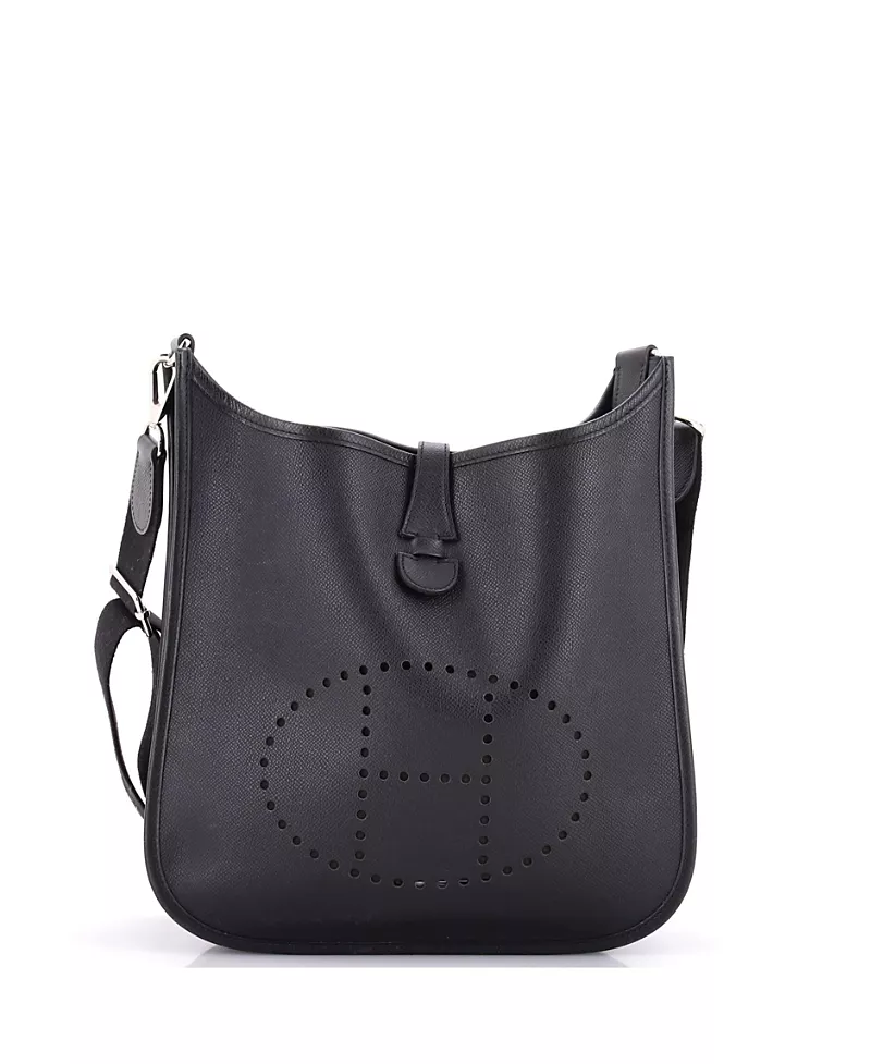 Pre-Owned HERMES Evelyne Pm Epsom Leather Crossbody