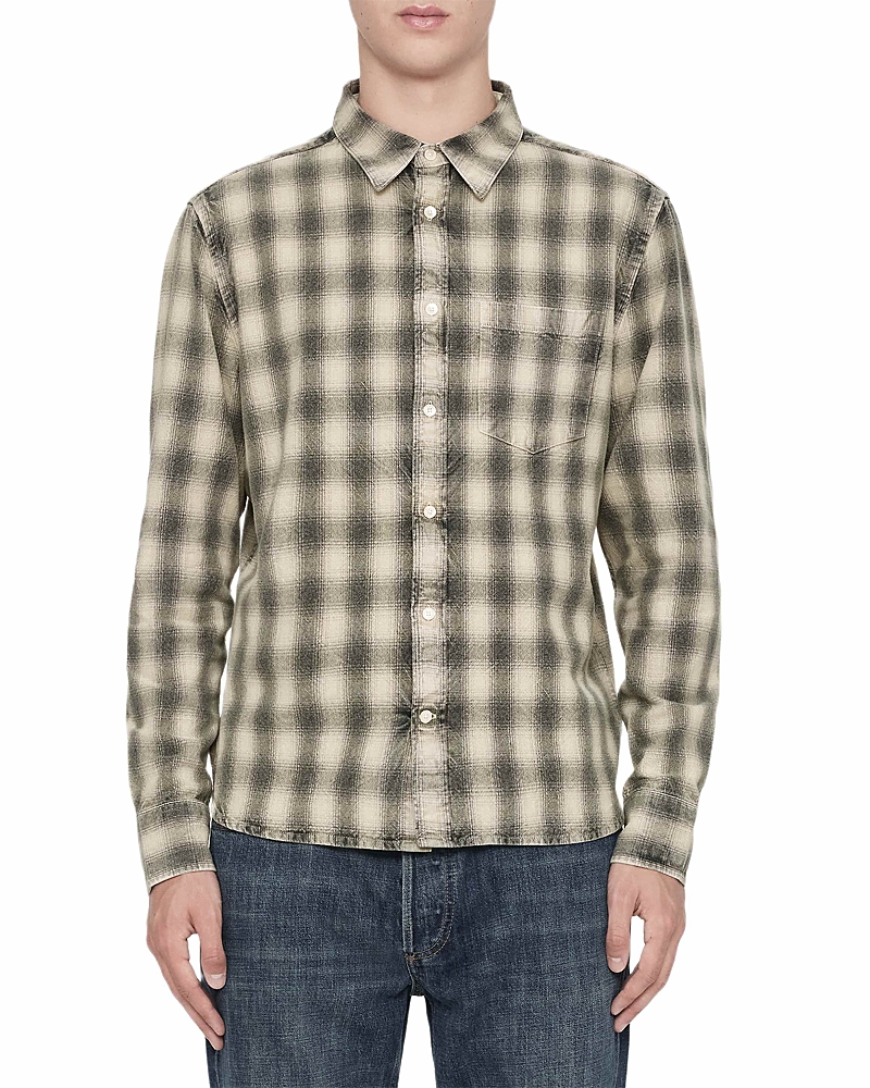Allsaints Bower Cotton Relaxed Check Shirt