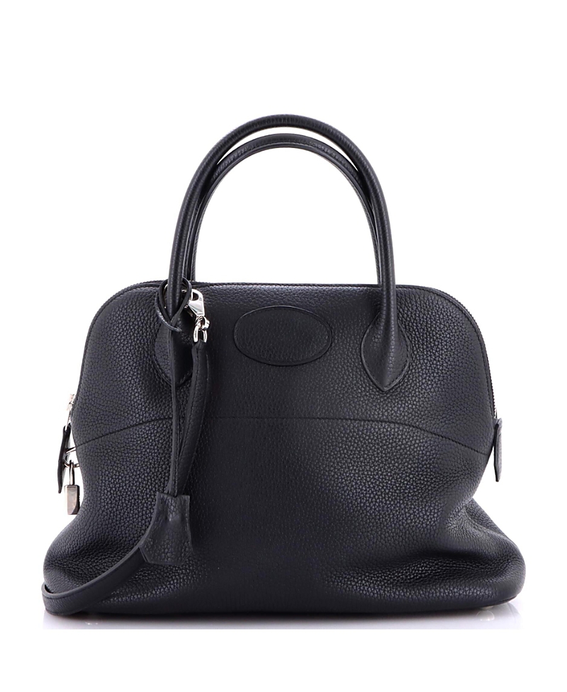 Pre-Owned HERMES Bolide 31 Clemence Leather Top Handle Satchel