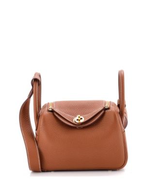 Lindy Mini Clemence Leather Crossbody