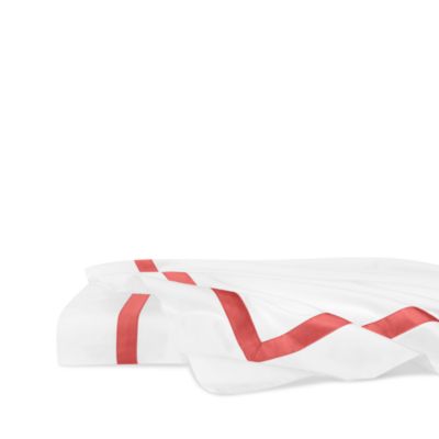 Sferra Estate Flat Sheet, Twin In White