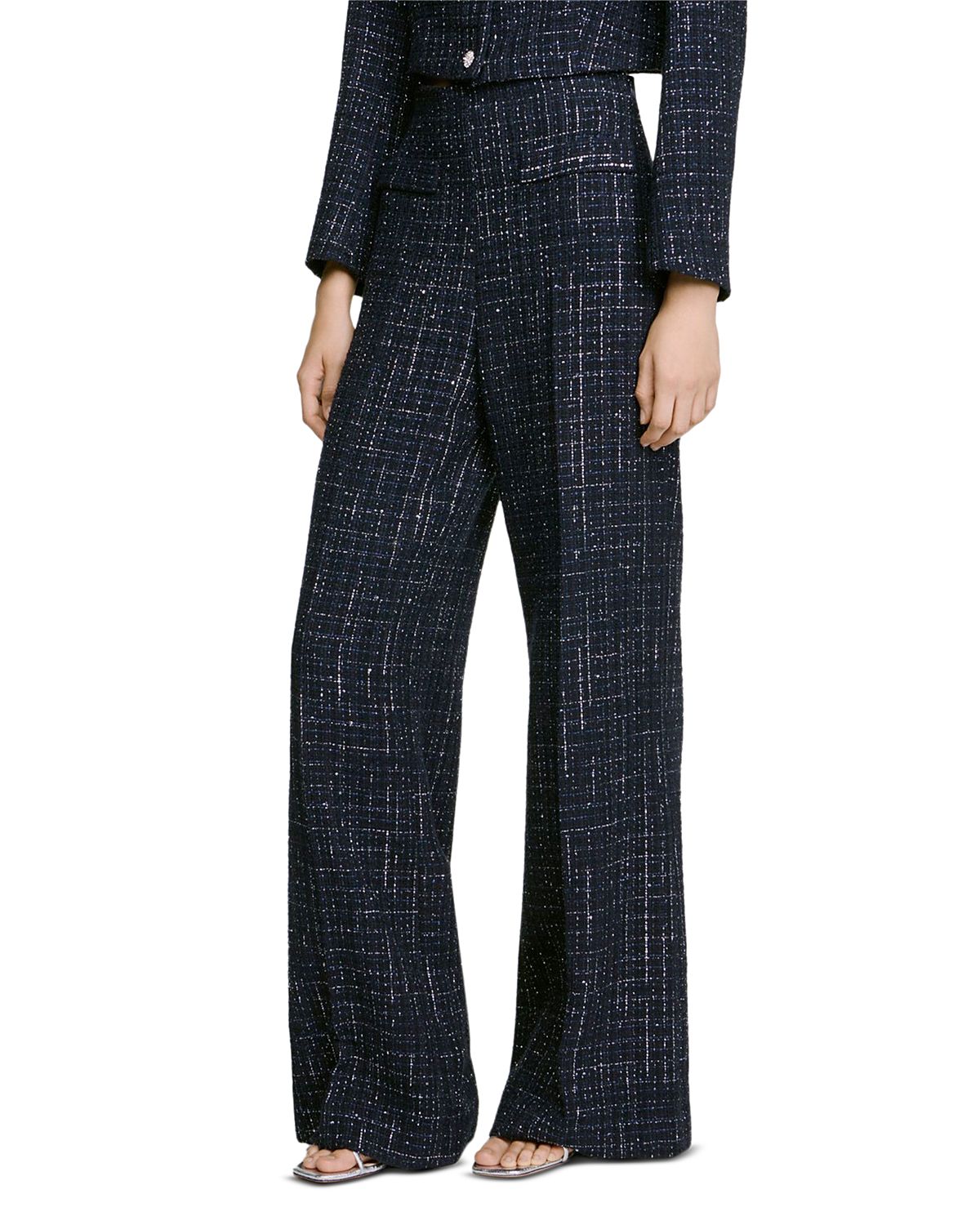 Sandro Carlisle Tweed Pants