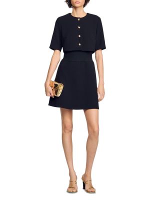 Georgina Layered Look Mini Dress - thumbnail 2