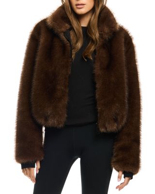 Bowie Faux Fur Bomber Jacket
