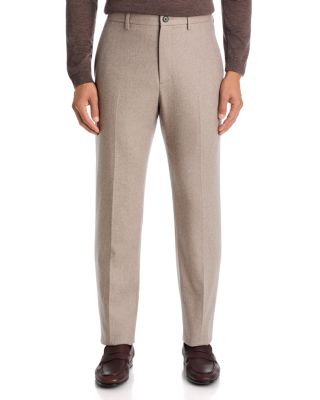 Regular Drawstring Pleated Pants