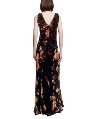 Folia Devore Maxi Dress