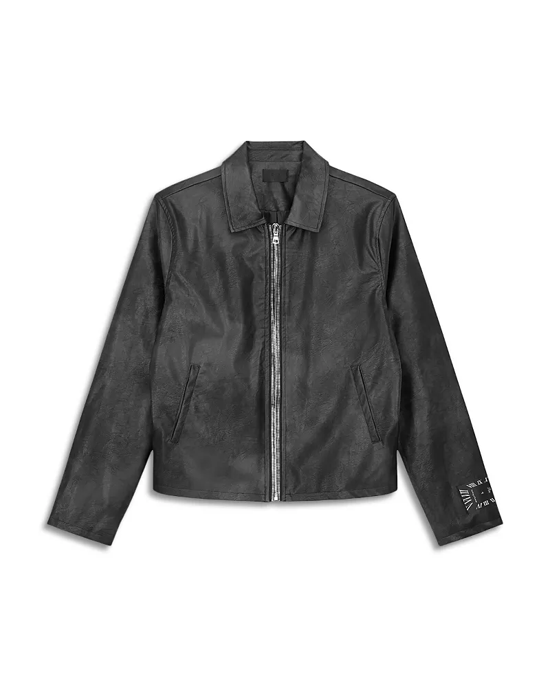 RtA Apollo Vintage Black Classic Fitted Jacket