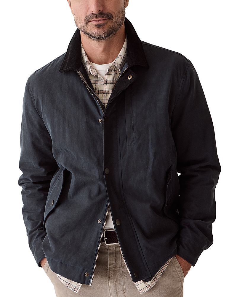 Marine Layer Weston Relaxed Fit Wax Canvas Barn Jacket