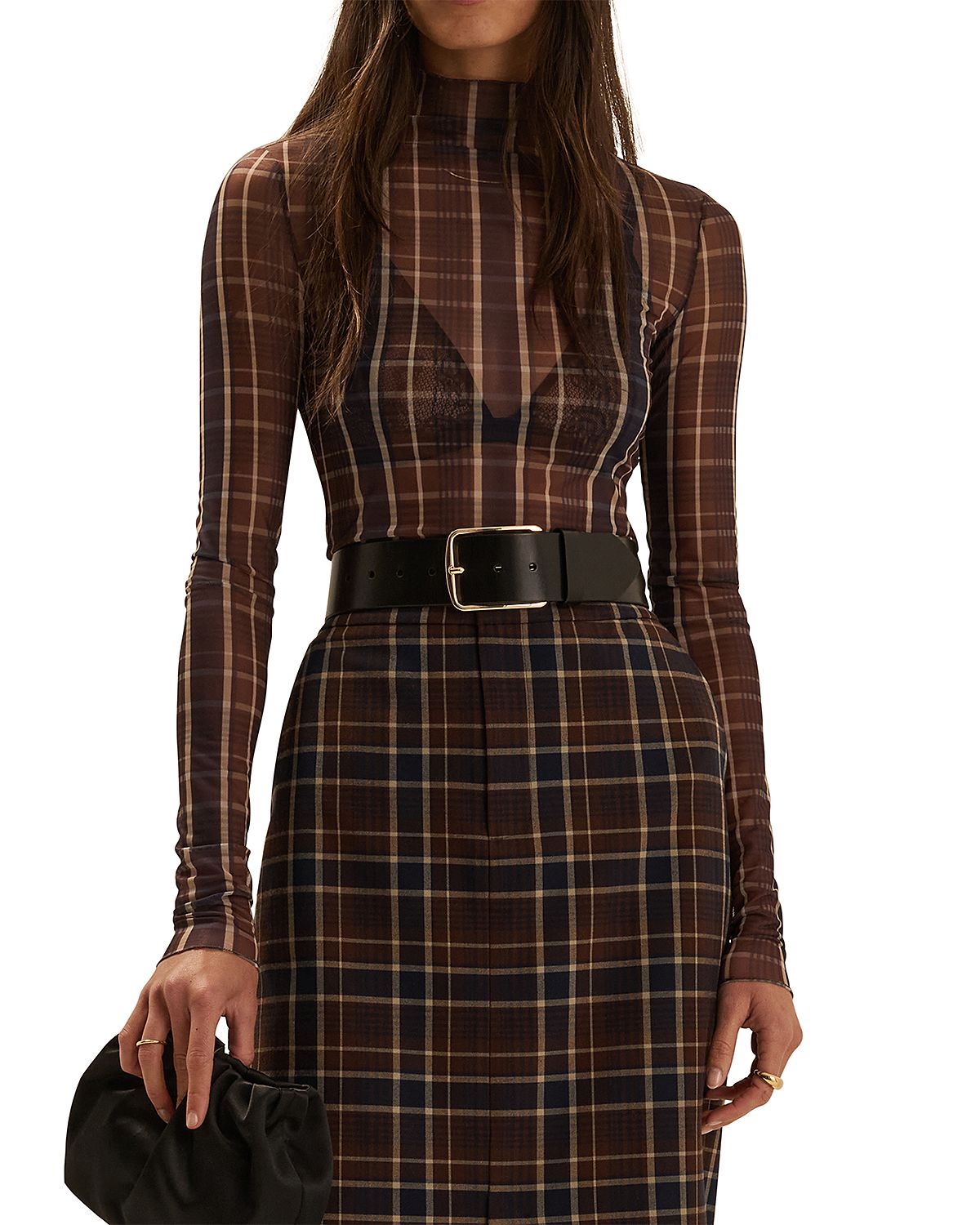 Favorite Daughter The Sheer Fantasy Printed Mesh Top